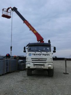Услуги манипулятор-вездеход 7 тонн с люлькой  - купить на сайте объявлений Тамань онлайн
