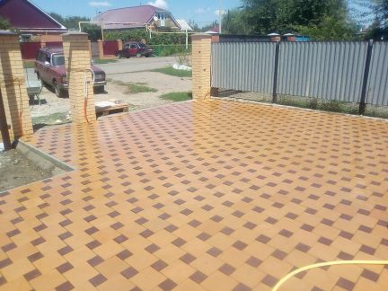 Тротуарная плитка под ключ  Армавир