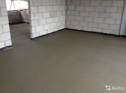 Стяжка пола механизированная полусухая  Армавир