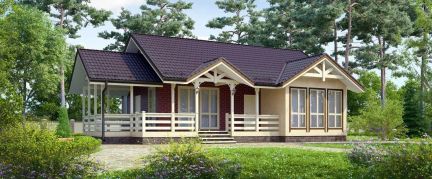 Построить дом, коттедж из клееного бруса под ключ  Армавир