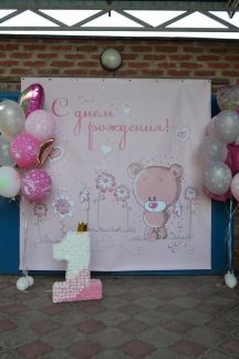 Фотозона (баннер) на день рождение, аренда  Армавир