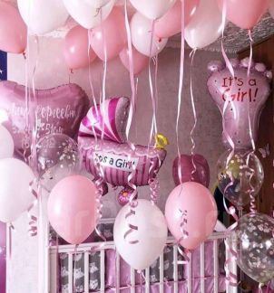 Воздушные шары на выписку из роддома,кмр  Армавир