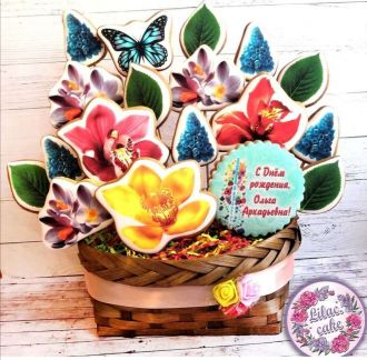 Мягкие медовые пряники с яркой пищевой печатью  Армавир