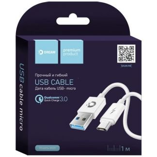 Кабель Dream DRM-MS02, microusb, 2,4А  Армавир