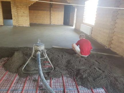 Полусухая стяжка пола. Механизированная стяжка Крд  Армавир