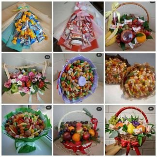 Фруктовые корзины, букеты из сухофруктов  Армавир