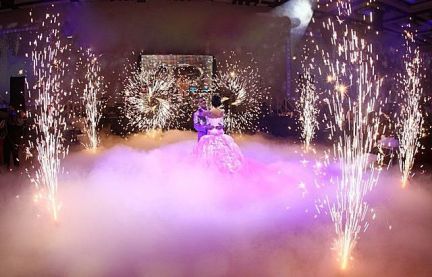 Тяжёлый дым,холодные фонтаны  Армавир