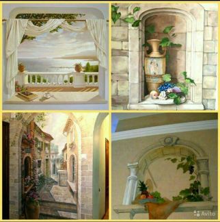 Художественная роспись стен  Армавир