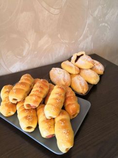 Домашние пирожки, сосиски в тесте  Армавир