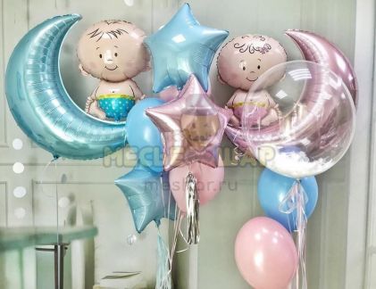 Шары на выписку из роддома  Армавир