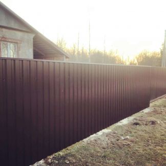 Забор ворота из профнастила блоков кирпича  Армавир