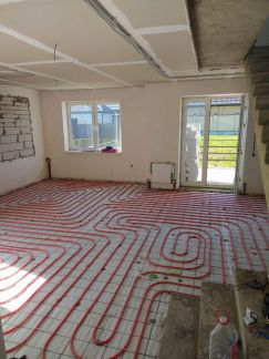 Автономное отопление с теплым полом/ Сантехуслуги  Армавир