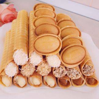 Вафельные трубочки, орешки со сгущенкой  Армавир