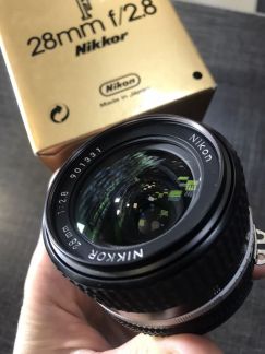 Новый объектив Nikon 28mm f/2.8 Nikkor  - купить на сайте объявлений Армавир онлайн