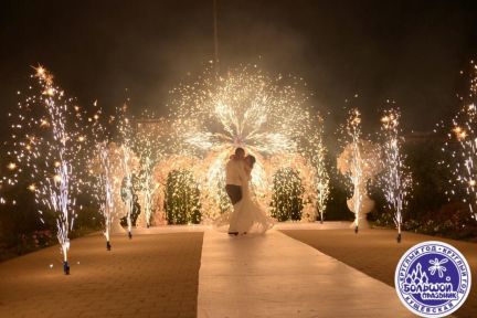 Проведение пиротехнических шоу на торжествах  Армавир