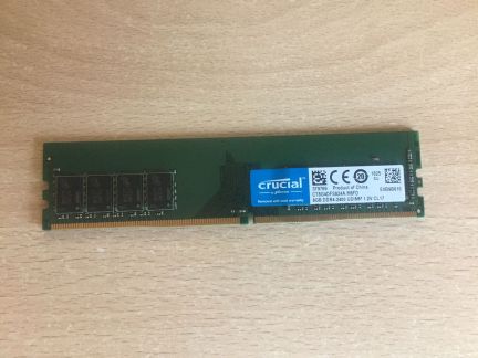 Озу Crucial dimm DDR4 8GB (2400MHz)  - купить на сайте объявлений Армавир онлайн