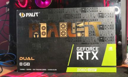 Игровая видеокарта Palit dual RTX 2060 Super  Армавир