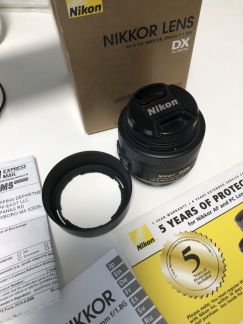 Объектив Nikon 35mm f/1.8G AF-S DX Nikkor  - купить на сайте объявлений Армавир онлайн