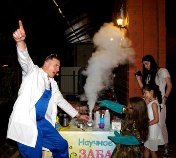 Крио шоу, химическое, научное шоу, крио-мороженое  Армавир
