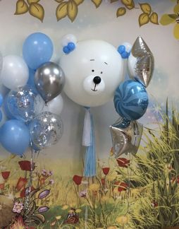 Воздушные и гелиевые шарики декор свадьбы конфетти  Армавир