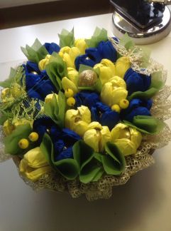 Корзиночки и букетики из конфет  Армавир